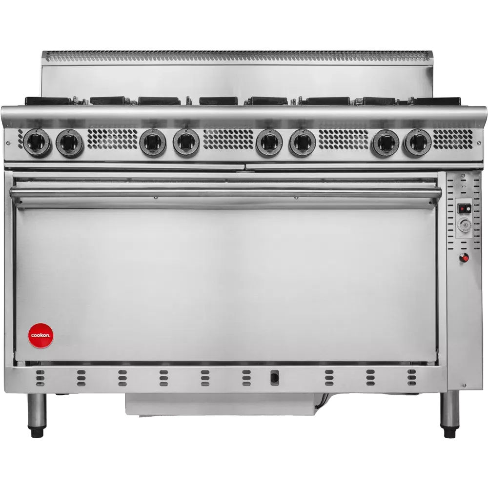 Cookon I GR8 I 8 Burners I Gas Oven I Static Oven I Gas Range Stove I Gas Oven Range