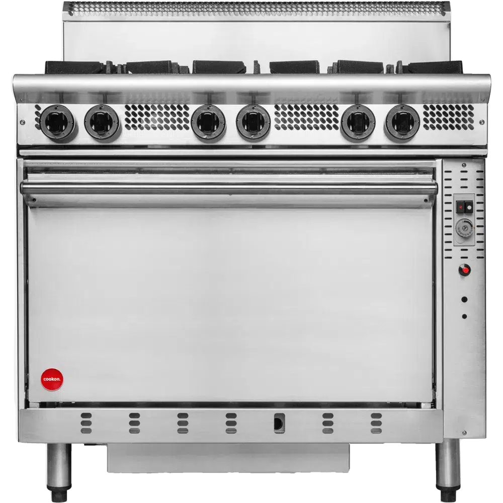 Gas Oven Range, Cookon GR6, 6 Burners, Gas Oven, Static Oven
