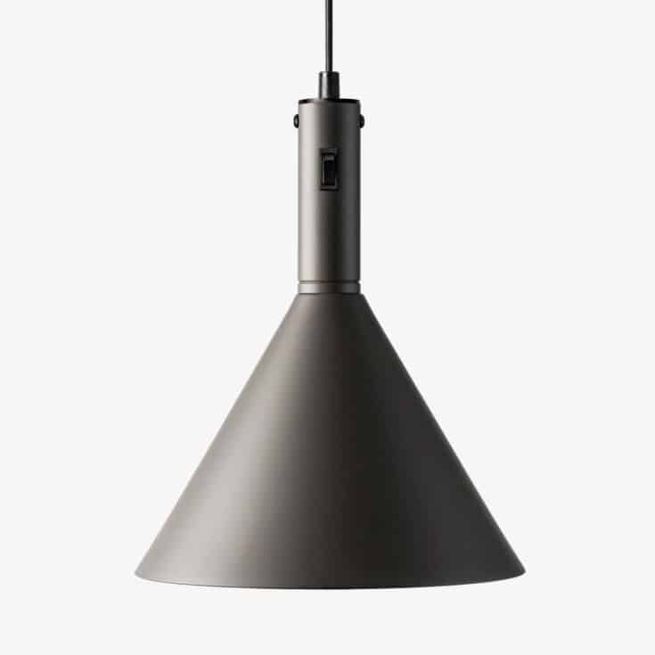 StayHot ST-1223-TOPIUG | Trattoria 1223 | Pendant | Heat Lamp | With Fixed Cord | Umbra Grey
