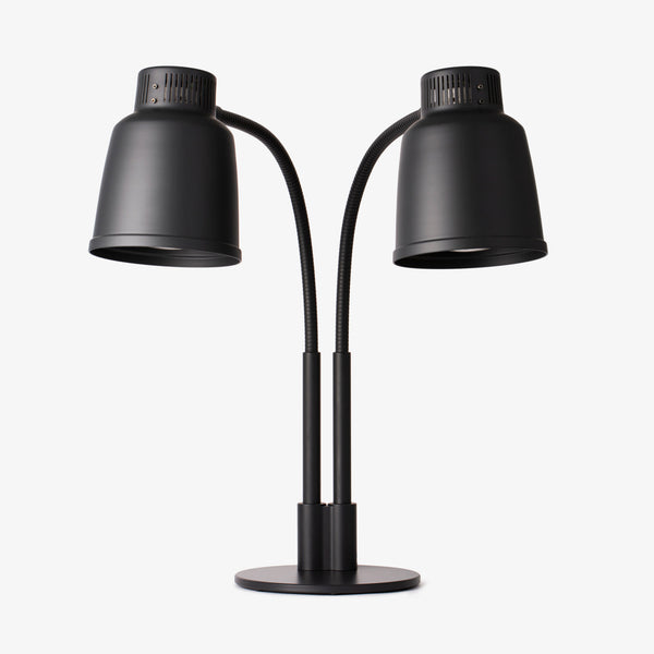 StayHot ST-LPF2-S | LPF Double | Freestanding | Heat Lamp | Black Lamp | Adjustable Height