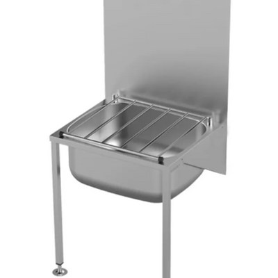 Stoddart Plumbing CS.01.450 | Plumbing | with Include Legs | Cleaners Sink with Splashback