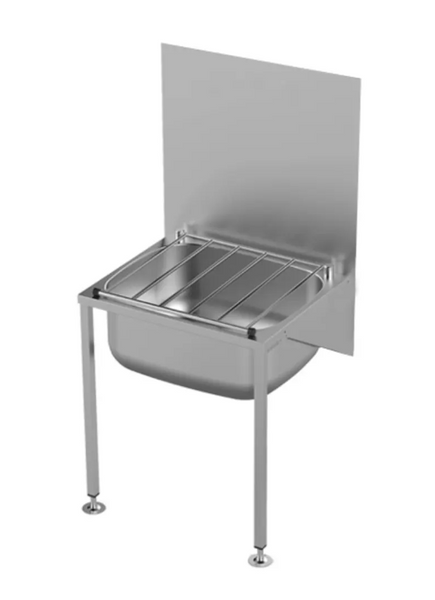 Stoddart CS.01.450 | Plumbing | with Include Legs | Cleaners Sink with Splashback