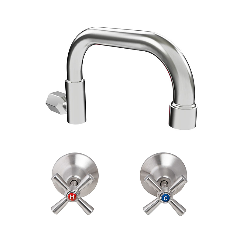 3monkeez T-3MSS-CSCTS GUARDIAN - Cleaner’s Sink Set with Cross Top Assembly & Swivel Spout