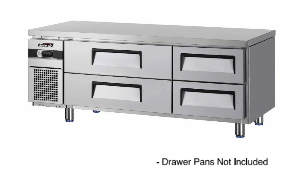 Turbo Air TCB15-4-N | 4 Drawers Fridge | Chef Base Fridge | 93ℓ | Drawers Fridge (GN Pans not included)