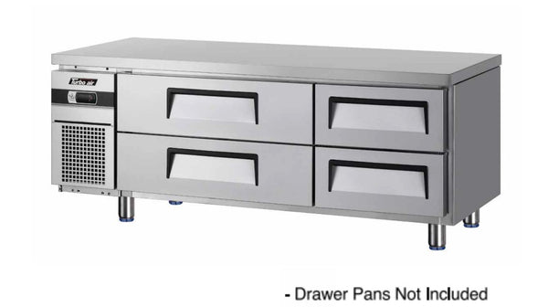 Turbo Air TCB15-4-N | 4 Drawers Fridge | Chef Base Fridge | 93ℓ | Drawers Fridge (GN Pans not included)