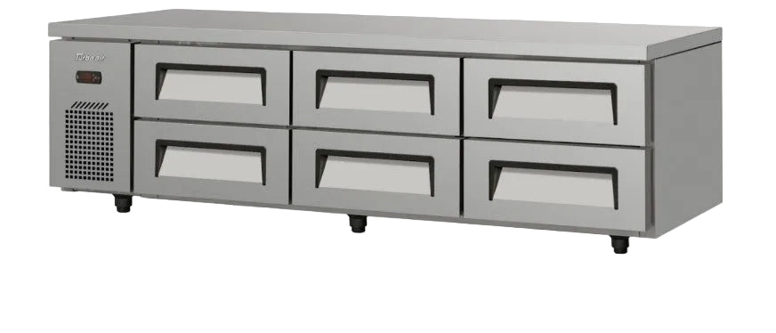 Turbo Air TCB18-6-N | 6 Drawers Fridge | Chef Base Fridge | 124ℓ | Drawers Fridge (GN Pans not included)