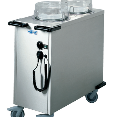Hupfer TE-2-V19-26 I Twin Tube I Non Heated I Mobile I Plate Dispenser I 144 Plates