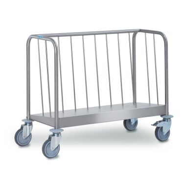 Plate Trolley, Hupfer TETW-1-26H,  Stainless Steel, Trolley, High Version, Single Sided  
