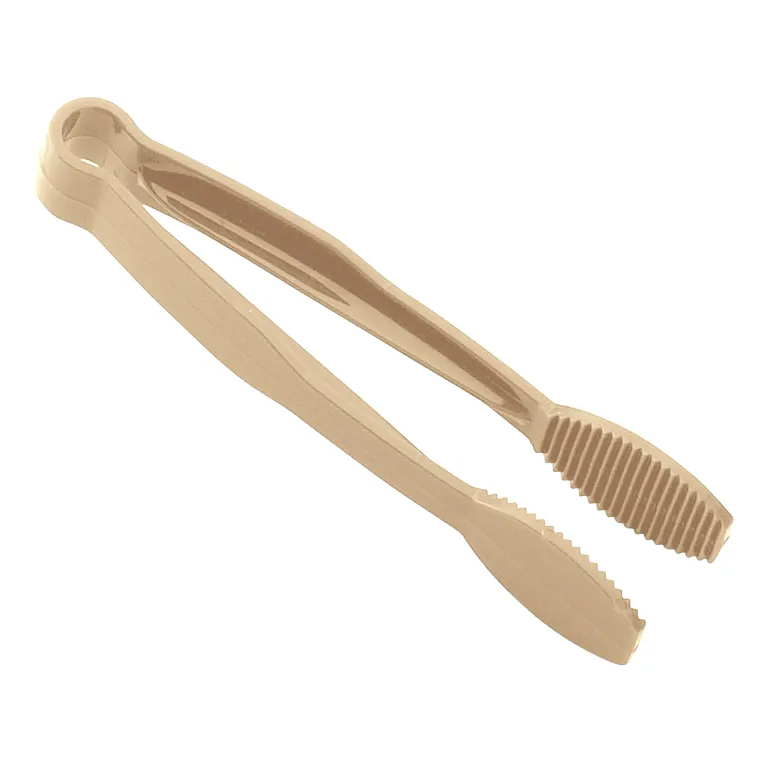 Cambro TG9133 I Camwear Polycarbonate Flat Grip Tongs I 23 cm I Beige I Case of 12
