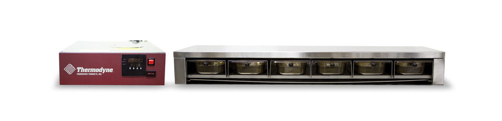 Skanos Thermodyne TH125OC Overhead Food Warmer - 6 x 1/4 GN