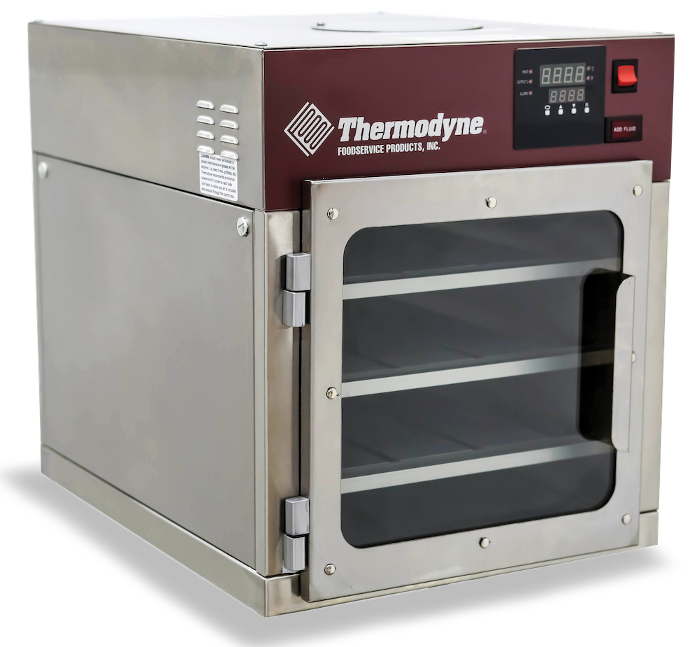 Skanos Thermodyne TH200CT Countertop Food Warmer with Doors - 3 x 1/1 GN