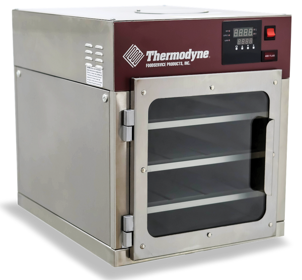 Skanos Thermodyne TH200CT Countertop Food Warmer with Doors - 3 x 1/1 GN