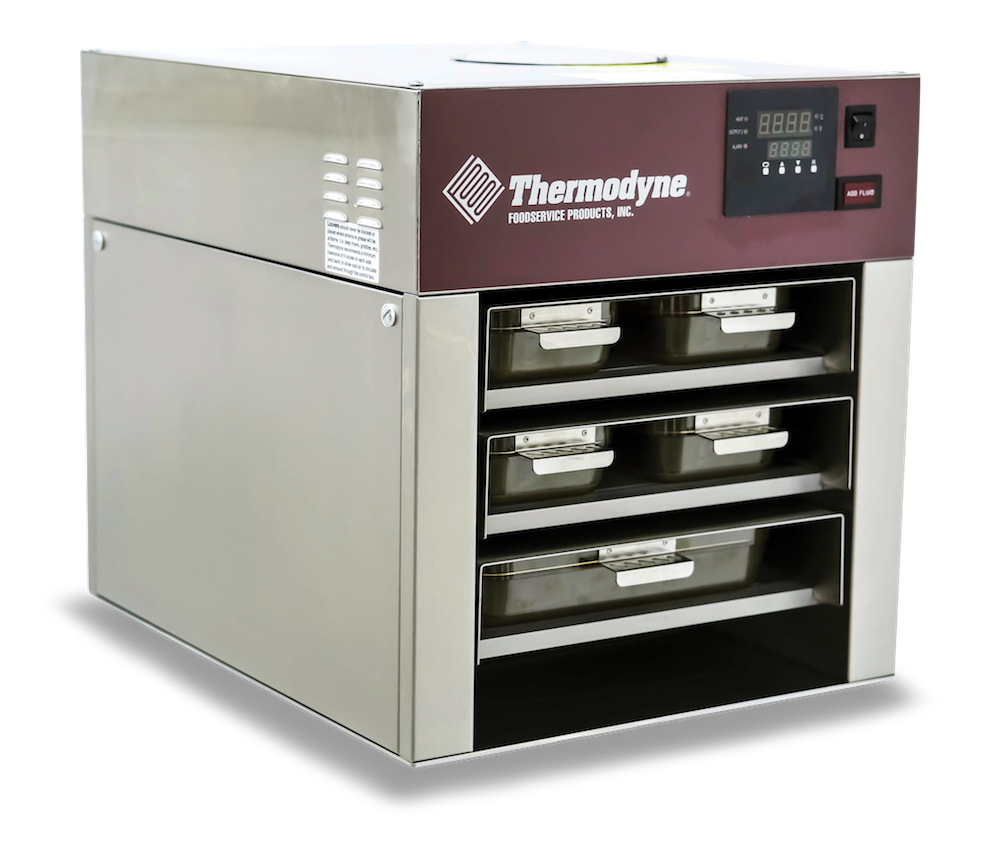 Skanos Thermodyne TH200NDNL Countertop Food Warmer No Doors - 3 x 1/1 GN