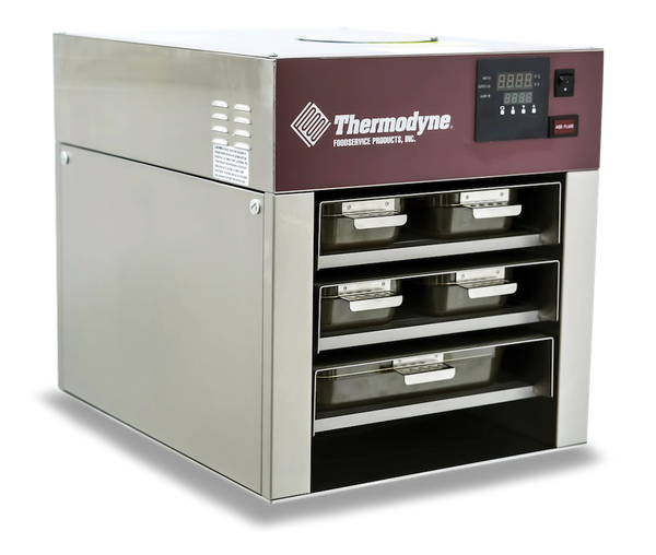 Skanos Thermodyne TH200NDNL Countertop Food Warmer No Doors - 3 x 1/1 GN