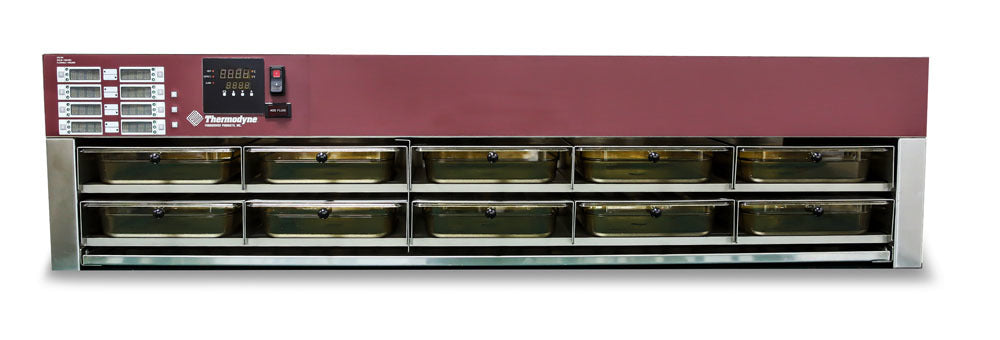 Skanos Thermodyne TH300OC Overhead Food Warmer - 10 x 1/2 GN