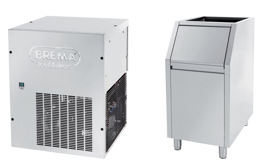 Brema TM250A-COMBO-KIT | Pebble Ice Machine | With Bin100 | Ice Maker | 245kg/24H
