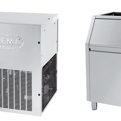 Brema TM250A-COMBO-KIT | Pebble Ice Machine | With Bin100 | Ice Maker | 245kg/24H