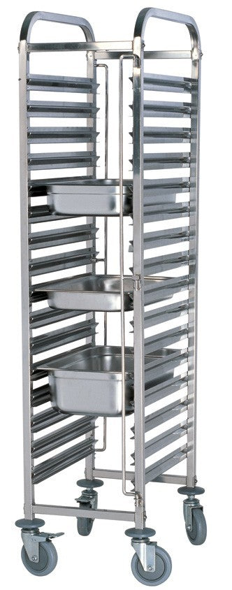 ICE TRS0015 Stainless Steel 15 Tier GN Trolley