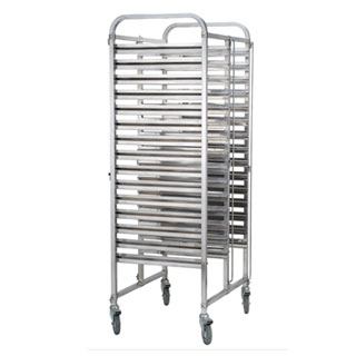 ICE TRS2015 Stainless Steel GN Trolley 2 x 15 Tier