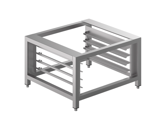 Smeg TVL425 | Stainless Steel Oven Stand | with Tray Supports Suitable for ALFA42 (twin stack) | Oven Stand