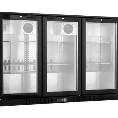 Temperate Thermaster LG-330SC I Under Bench I 3 Door Glass Refrigerator I Bar Fridge I Commercial Drinks Fridge I Bar Cooler