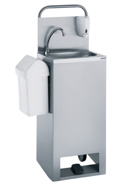 Tournus 806519 | Foot-Operated | Mobile Hand Wash Basin | With Hot Water | Wash Basin