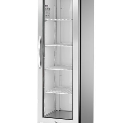 True Refrigeration T-11G-HC-FGD01 RH | Super Slimline Upright Foodservice Refrigerator | 1 Full Glass Swing Door | 186 Litres | Right Door Opening
