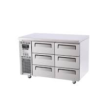 Turbo Air KUR12-3D-6-N | 6 Drawer Chiller | Fridge | 1200mm Wide | 100mm deep | Undercounter Drawer Fridge