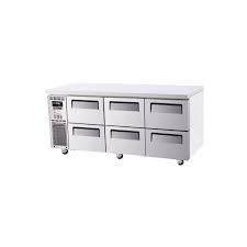 Turbo Air KUR18-2D-6-N | 6 Drawer Chiller | Fridge | 1800mm Wide | 150mm Deep | Undercounter Drawer Fridge