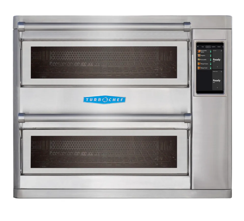 Turbo Chef SPTC.DOUBLEBATCH | Rapid Cook Oven with Intuitive One Touch Controls | Dual Cooking Chambers | Rapid Cook Oven