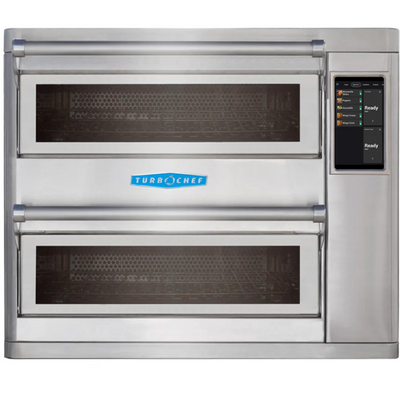 Turbo Chef SPTC.DOUBLEBATCH | Rapid Cook Oven with Intuitive One Touch Controls | Dual Cooking Chambers | Rapid Cook Oven