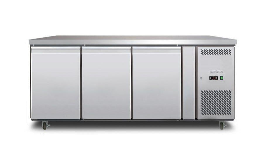 Under Bench Fridge, Bromic UBC1795SD-NR, 3 Door, Storage Fridge