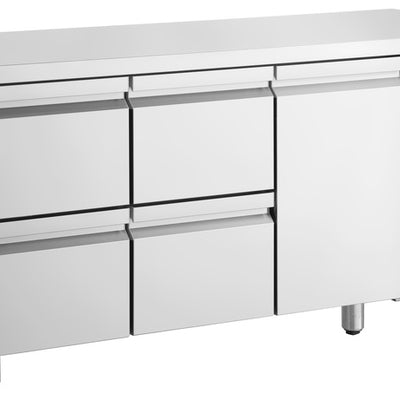 Inomak UBD4000 Under Bar Drawer Fridge 1 Door 4 Drawers