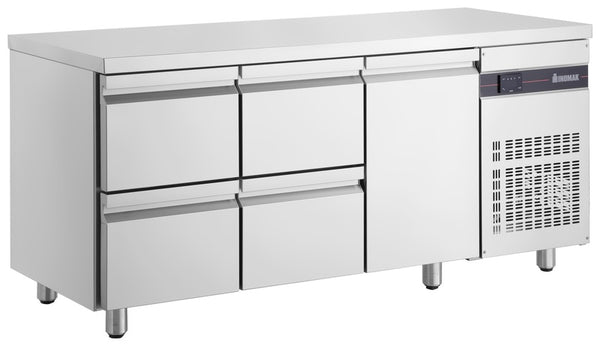 Inomak UBD4000 Under Bar Drawer Fridge 1 Door 4 Drawers