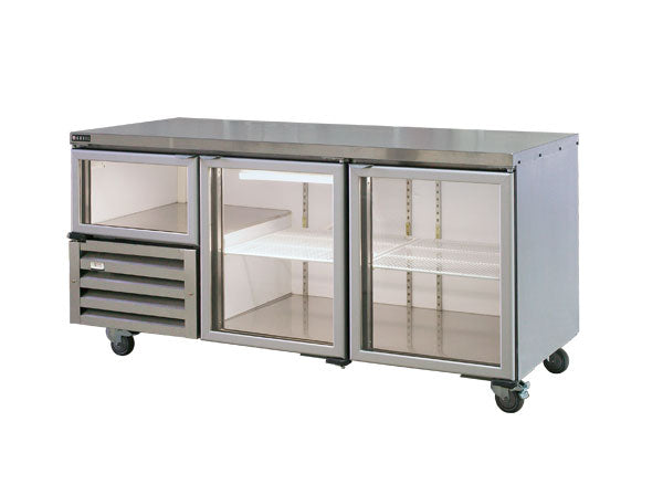 Under Bar Fridge, Anvil, UBG1800, 2&1/2 Glass Door