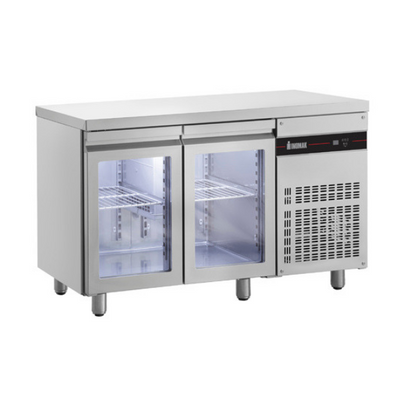 Inomak UBI7134G Glass Door Undercounter Fridge 1345mm