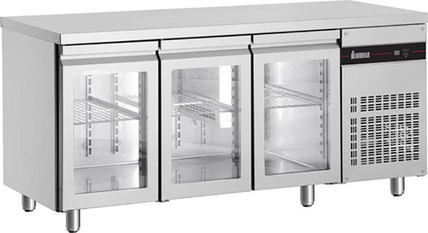 Inomak UBI7179G Glass Door Undercounter Fridge 1790mm