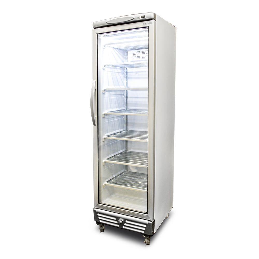 Upright Display Freezer, Bromic, UF0374S-NR, Commercial Freezer, with White Body 300L