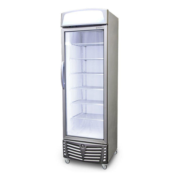 Small Upright Freezer, Bromic, UF0440LS-NR, Upright Display Freezer, Commercial Freezer, with Lightbox