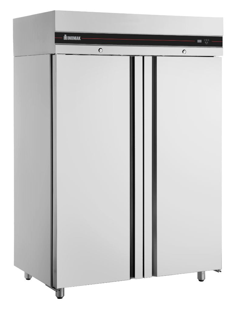 Inomak UFI1140SL Slimline Double Door Upright Fridge