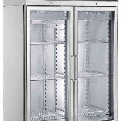 Inomak UFI2140G Double Glass Door Upright Freezer