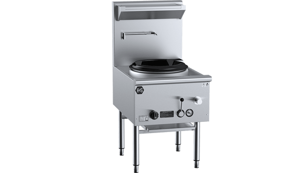 B+S Black Series UFWWD-1 Single Hole Deluxe Waterless Wok Table