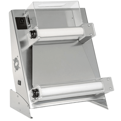 Prismafood DSA420RP I Pizza Dough Roller I Pizza Dough Roller Machine I 40cm Ø Pizza Base
