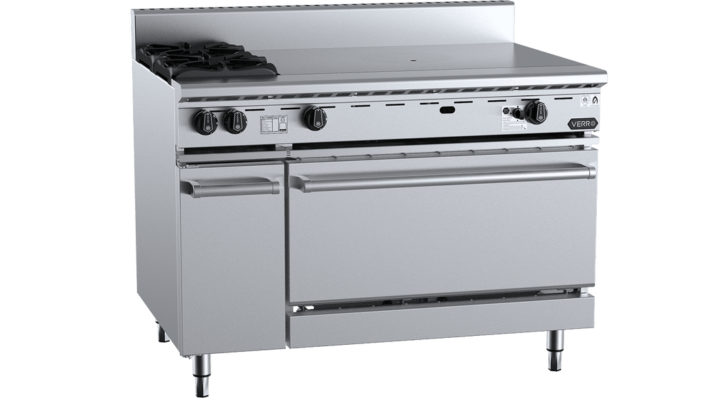 Verro VOV-SB2-TT9 Oven with Two Open Burners & 900mm Target Top