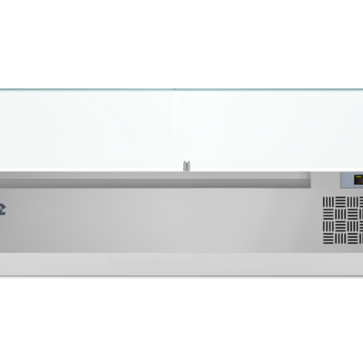 Coldline VP20/9NL | 2005mm Display Case | with Glass Sneeze Guard