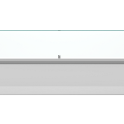 Coldline VP25/13NL | 2560mm Display Case | with Glass Sneeze Guard