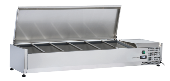 Refrigerated Ingredient Well, Anvil, VRX1500S, No Glass Supplied
