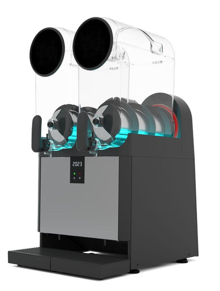 GBG V-Air SMART PLUS 2 I Frozen Beverage Machine I Beverage Machine I Commercial Soft Drink Dispenser I 2 x 15L Bowl I Slush Machine
