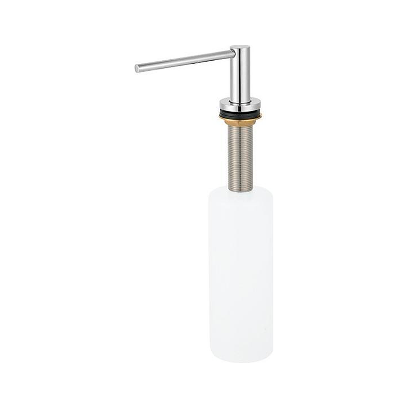 3monkeez WA-SD-B Lavatory Mounted Soap Dispenser 1000ml Capacity, Concealed Reservoir, C/P Spout and Cover, 304 Stainless Steel Piston, Heavy Duty Polyethylene Container