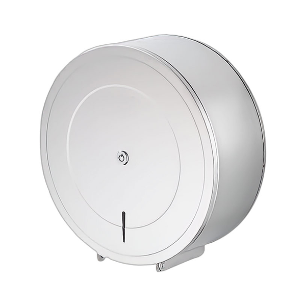 3monkeez WA-TRH6 Jumbo Toilet Roll Dispenser with Viewing Slot, Concealed Fixing, Key Lockable, 304 Grade Satin Stainless Steel